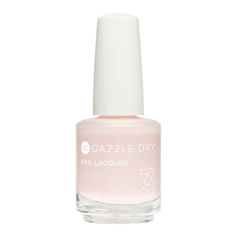 Dazzle Dry Nail Lacquer Step 3  Prima Ballerina  A sheer and milky delicate pink that makes a beautiful French base 05 fl oz - Image 1